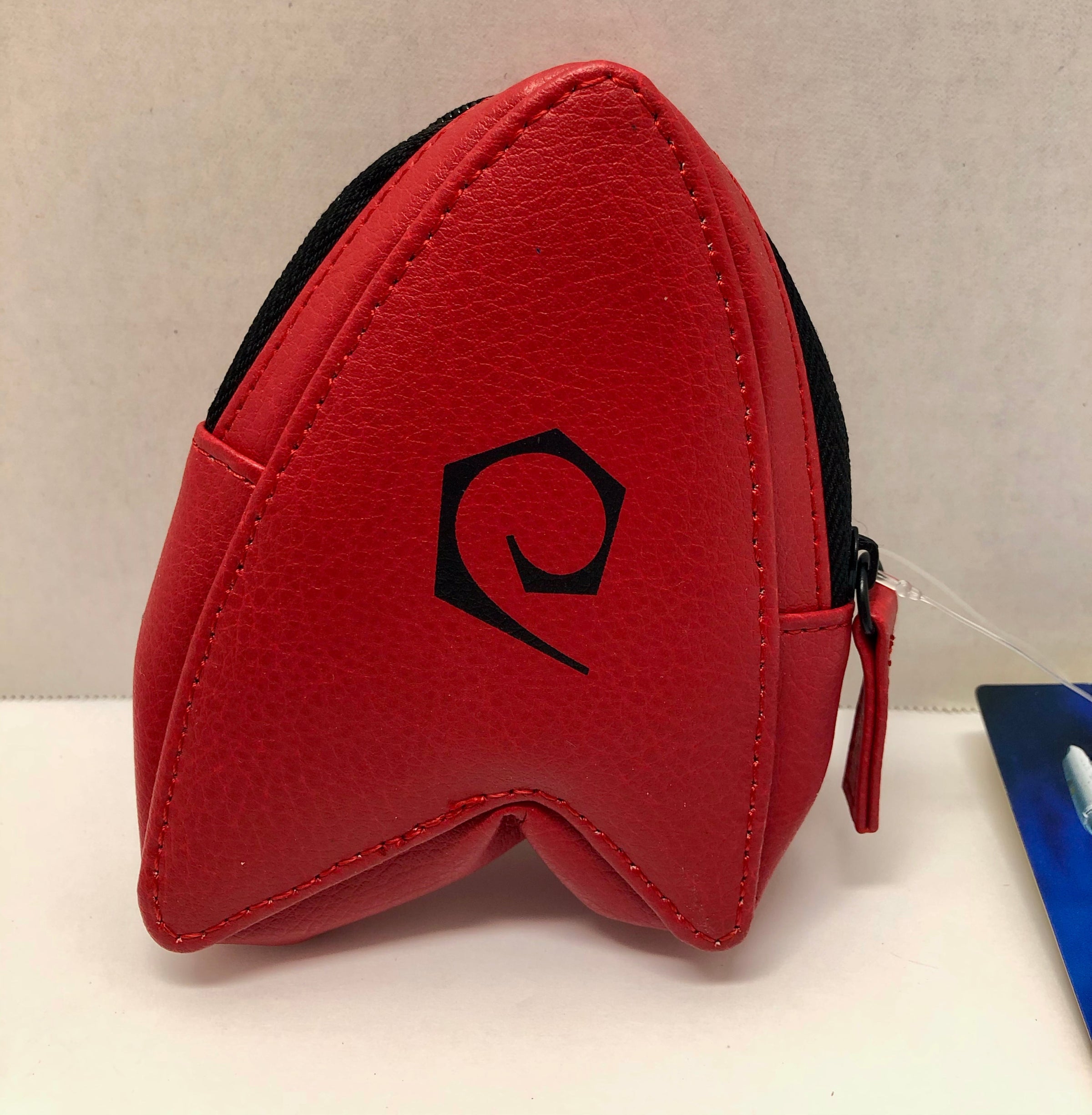 STAR TREK RED ENGINEERING INSIGNIA DELTA CHANGE PURSE | Rare